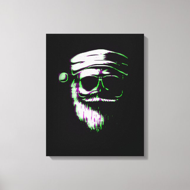 Cool Santa Canvas Print (Front)