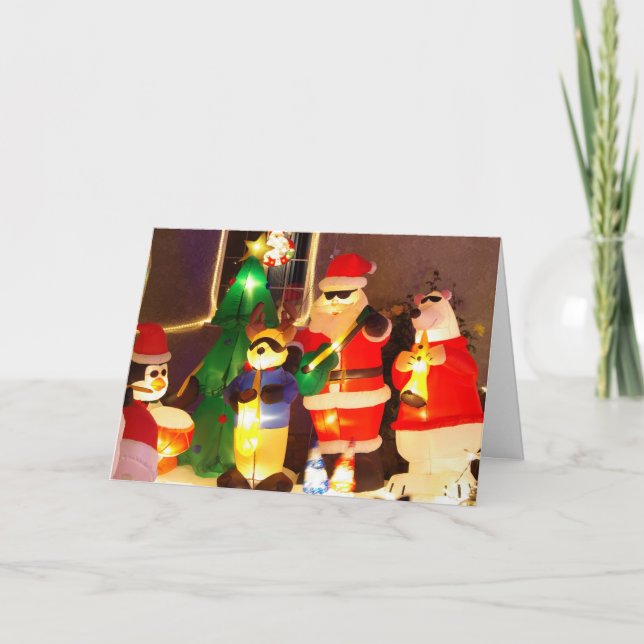 Cool Santa Christmas card (Front)