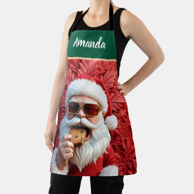 Cool Santa Claus Apron (Insitu)