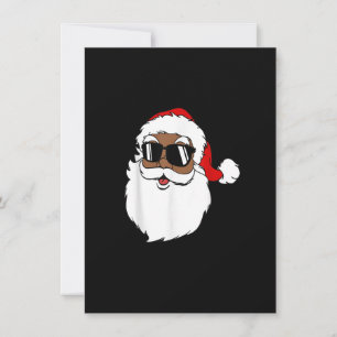 Cool Santa Claus Sunglasses Merry Christmas Xmas B Invitation