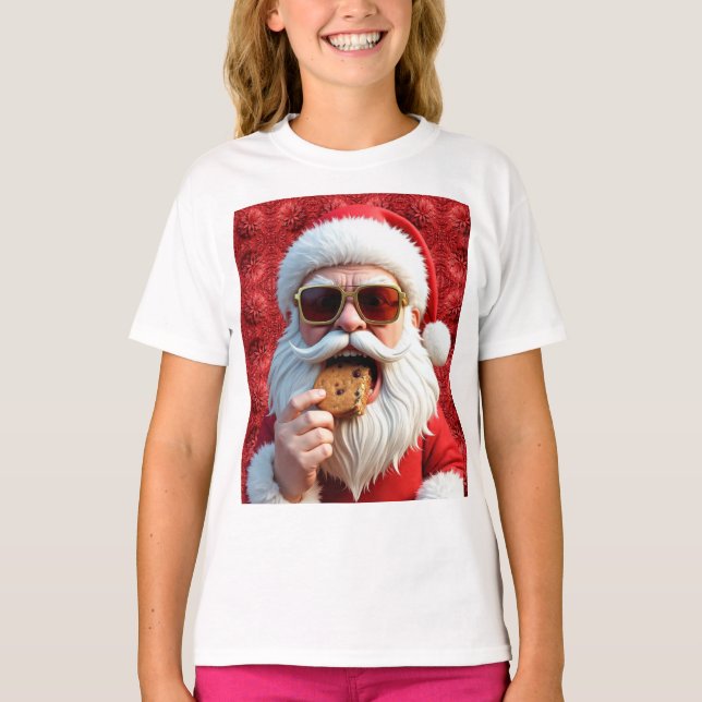 Cool Santa Claus T-Shirt (Front)
