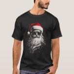 Cool Santa Clause Christmas Funny Santa Sunglasses T-Shirt<br><div class="desc">Cool Santa Clause Christmas Funny Santa Sunglasses Men Boys</div>