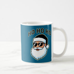 Cool Santa In Black Hat Sungles Graphic 2  Coffee Mug