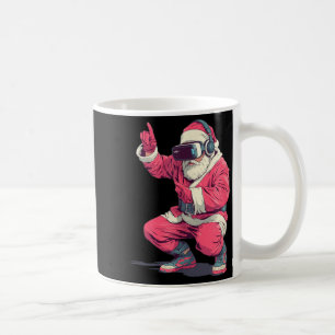 Cool Santa Moves With Vr Headset For Gaming Christ Coffee Mug