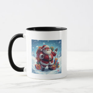 Cool Santa Mug – Festive Fun with Holiday Vibes