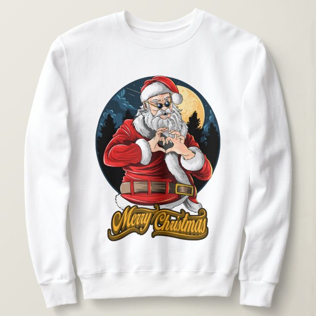 Cool Santa Sweatshirt (Design Front)