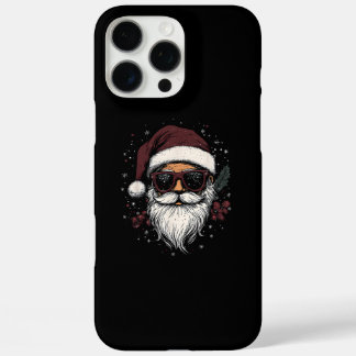 Cool Santa with Sunglasses Christmas iPhone 16 Pro Max Case