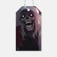 Cool Scary Creepy Skull Santa Claus Xmas