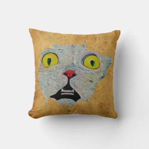 Cool Scary Eyes Pillow! Throw Pillow