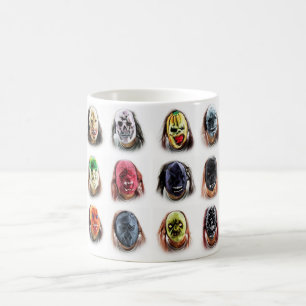 Cool Scary Masks Coffee Mug