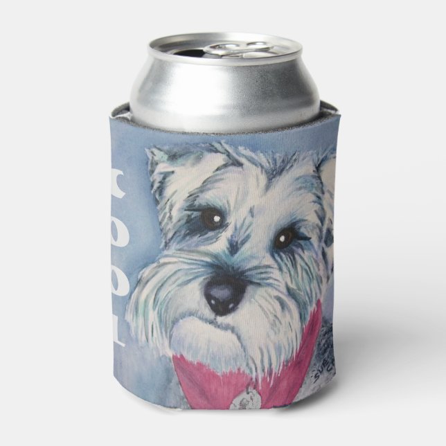 Cool Schnauzer Can Cooler (Can Front)