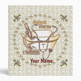 Cool School Nurse  binder 