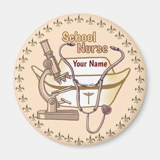Cool School Nurse magnet (Front)