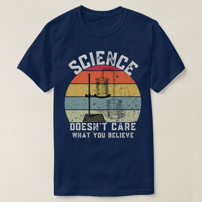 Cool Science Art For Men Women Scientist Science L T-Shirt (Design Front)