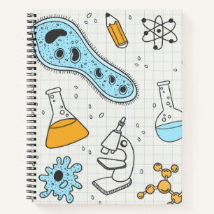 Cool science Geek biology art Notebook