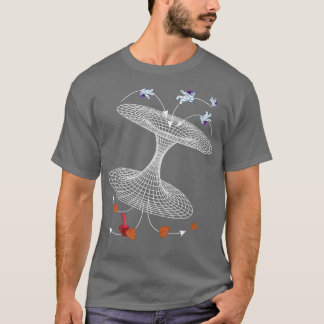 Cool Science Geek T Shirt Funny Event Horizon Blac