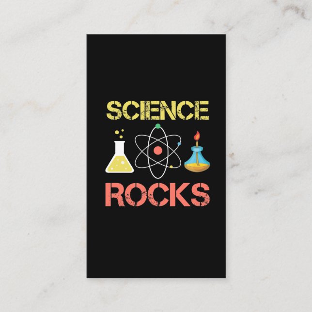 Cool Science Lab Experiments Physicsts Chemistry Business Card (Front)