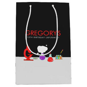 Cool Science Party Medium Gift Bag