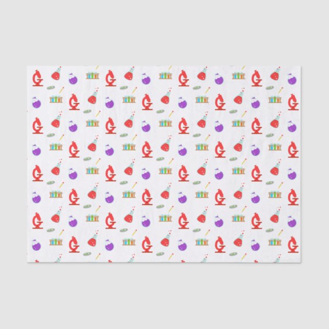 Cool Science Pattern Tissue Paper (Front)