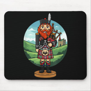 Cool Scottish Nutcracker Bagpes Mouse Pad