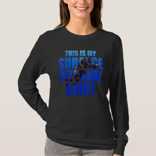Cool Scuba Diving Shirt In Super Vintage Style