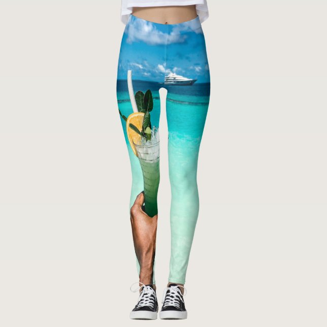 Cool Sea Creatures Leggings (Front)