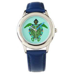Cool  Sea TURTLE - Wildlife warrior -  Aqua -  Watch