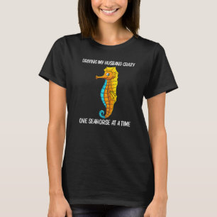 Cool Seahorse For Women Mom Ocean Sea Animal Fish  T-Shirt