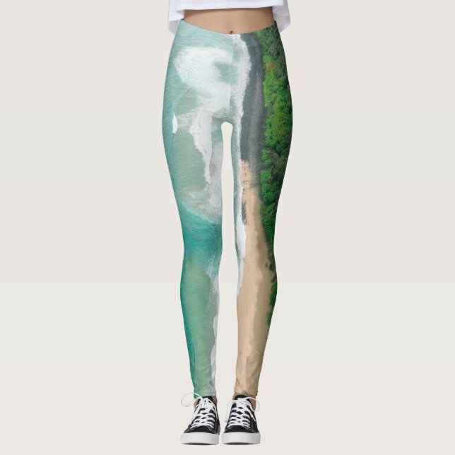 Cool Seascape Leggings (Front)