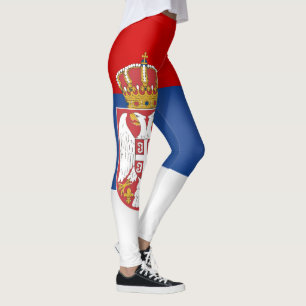 Cool Serbia Flag Fashion Leggings