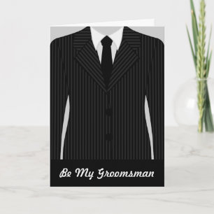 Cool Serez-Vous Ma Carte De Voeux Groomsman