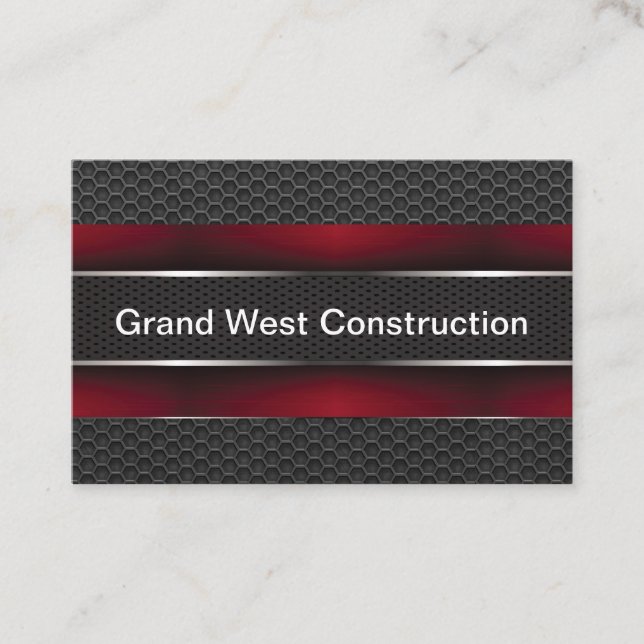 Cool Services de construction Cartes de visite mod (Devant)