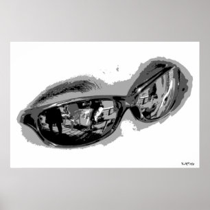 Cool Shades Reflections Poster