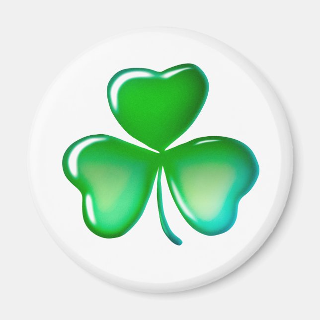 Cool shamrock magnet (Front)
