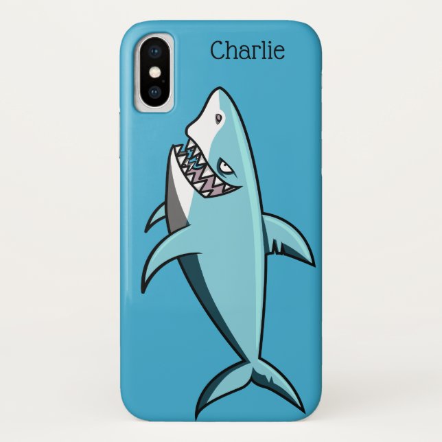 Cool Shark custom name phone cases (Back)