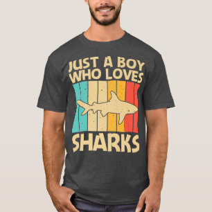 Cool Shark Design For Boys Kids Shark Ocean Animal T-Shirt