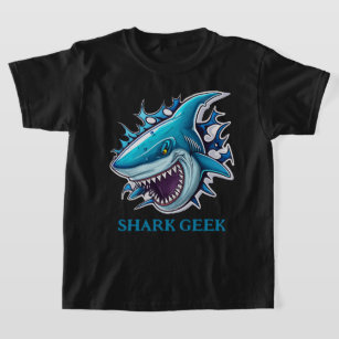 Cool Shark Geek  T-Shirt