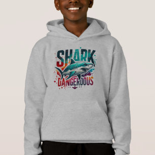 Cool Shark Kids Hoodie – Dive into Style and Comfo