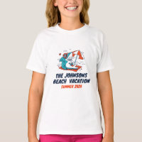 Cool Shark Matching Family Vacation Beach Holiday