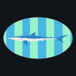 Cool SHARK Party Sticker<br><div class="desc">A shark birthday party? We have you covered! It's all here to celebrate with - paper plates,  napkins,  cups,  hats ,  balloons,  stickers and a banner!
Personalize / customize each to make the party very special.
The shark sticker is a must!</div>