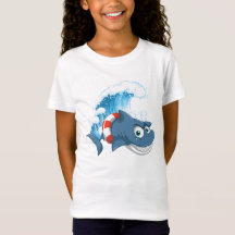 Cool Shark Splash kids T-Shirt Design for Kids