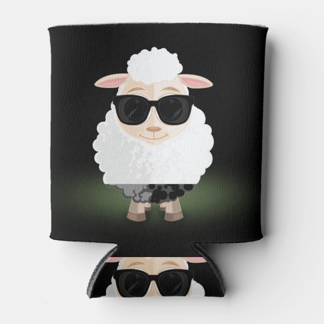 Cool Sheep Can Cooler (Front)