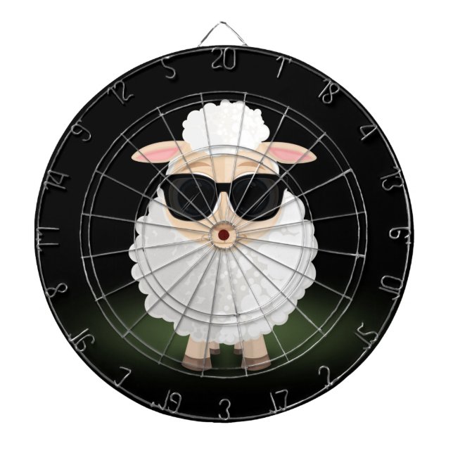 Cool Sheep  Dartboard (Front)