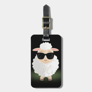 Cool Sheep Luggage Tag