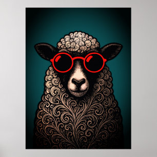 Cool Sheep Wall Art
