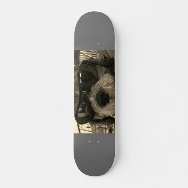 Cool Shih Tzu Dog Skateboard (Front)