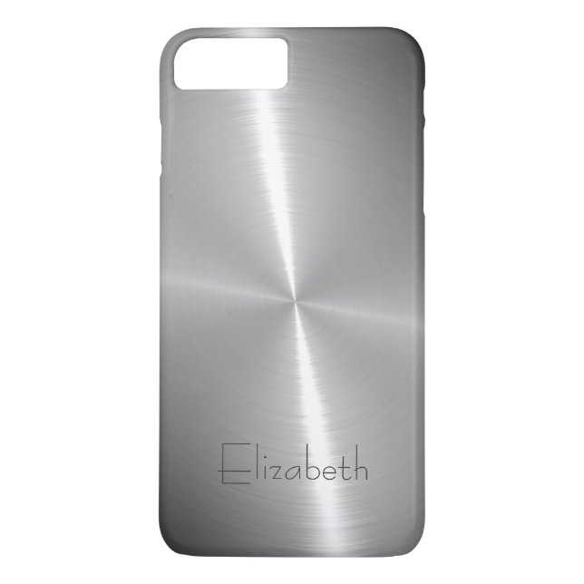 Cool Shiny Radial Steel Metallic Case-Mate iPhone Case (Back)
