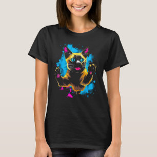 Cool Siamese Cat T-Shirt