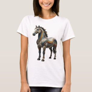 Cool Silver ABSTRACT ART Design T-Shirt