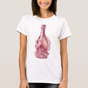 Cool Silver CHAMPAGNE GLAMOUR Statement Tee
